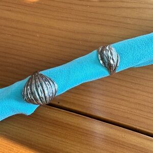 2 artisan sterling silver rings